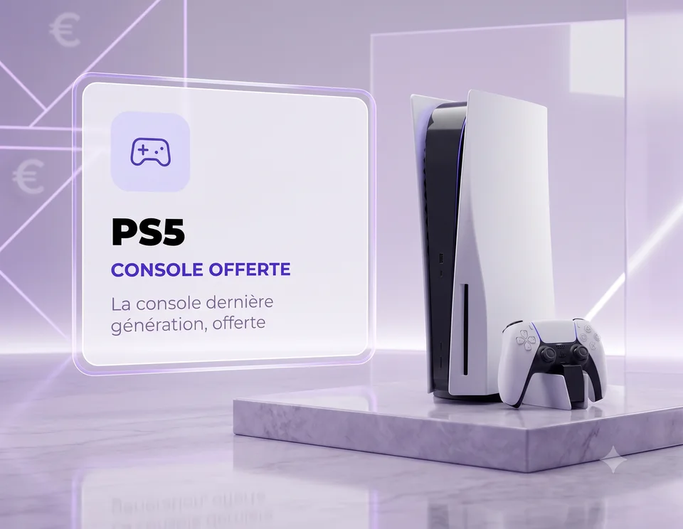 PS5 console offerte - La console dernière génération, offerte