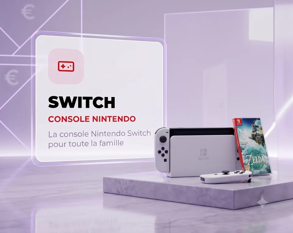 Switch console Nintendo - La console Nintendo Switch pour toute la famille